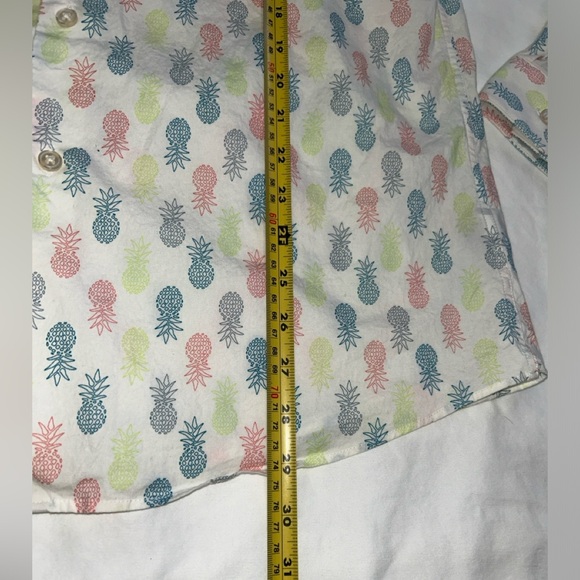 APT.9 Premier Flex Men’s Pineapple Print Button Shirt M - Picture 8 of 14